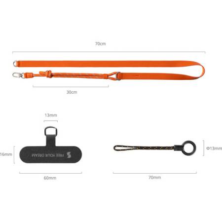 SmallRig 5300 FilMov - pasek na ramię do smartfona, wymiary